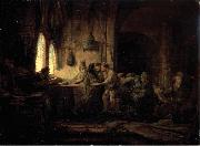 The Parable of the Laborers in the Vineyard Rembrandt